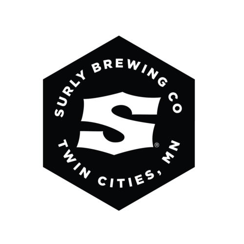 SURLY BREWING CO Text Logo PATCH label craft beer brewery Doomtree Darkness 